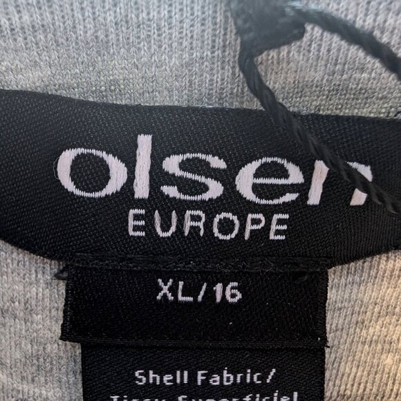 OLSEN EUROPE NWT cardigan vest coat Sz XL /16 DESIGNED IN GERMANY NAUTICAL SOFT - Picture 9 of 14